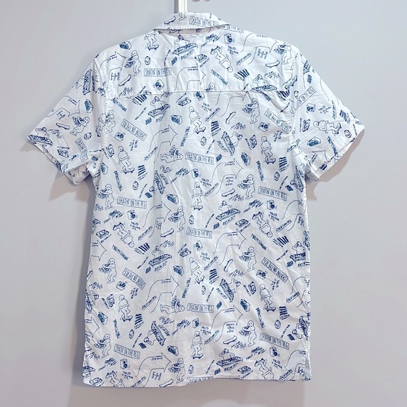Divided H&M 'Skate On The Reg' Button up Short-sleeve Shirts - Picture 4 of 6